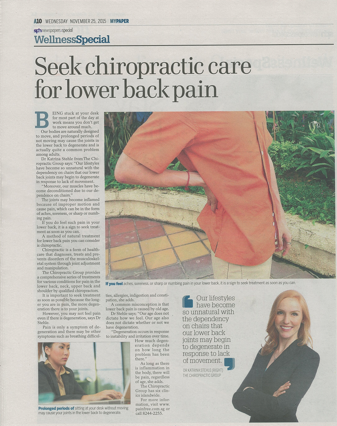 Seek Chiropractic Care for Lower Back Pain